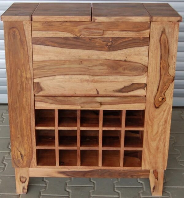 Bottled Up Bar Cabinet in Solid Wood - Image 2