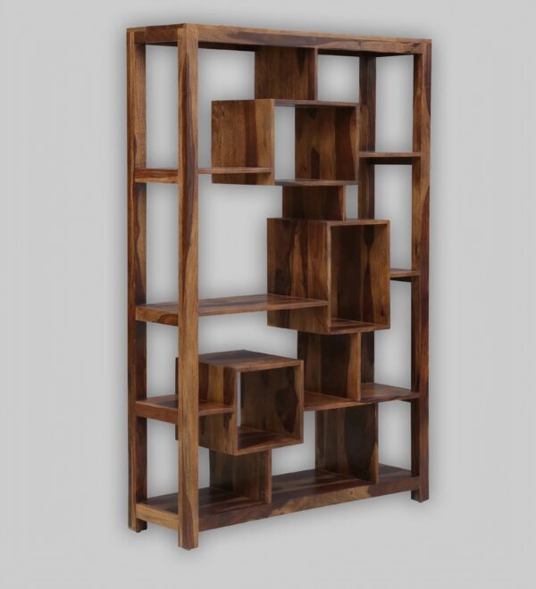 Mid- Century Solid Wood Bookshelf Or Multipurpose Display Unit - Image 2