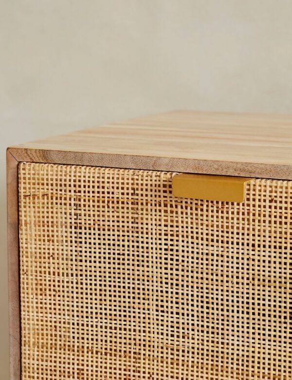 Divi Rattan Webbed Small Chest Of Drawers - Image 2