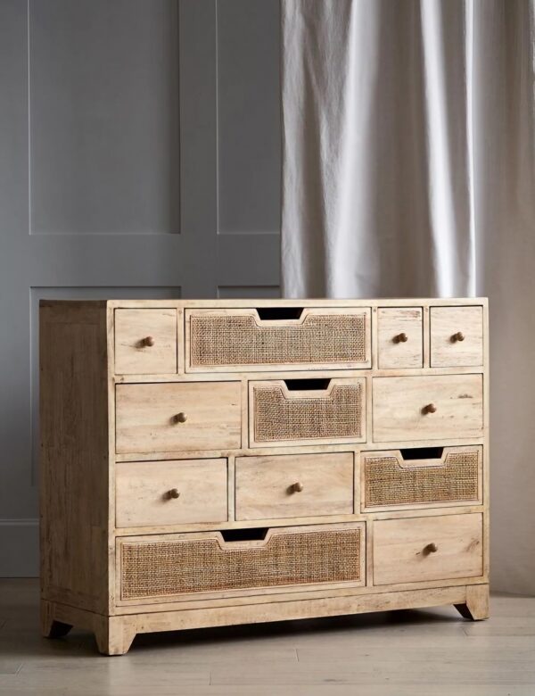 Rattan Twelve Chest Of Drawers - Image 4